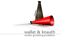 Logo von Werbeagentur wallat & knauth gmbh